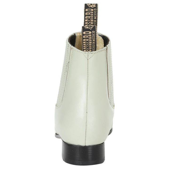 Botines Charros Clasicos Piel Hueso Para Hombre 'El Besserro' *HUESO-201* - BELLEZA'S