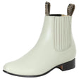 Botines Charros Clasicos Piel Hueso Para Hombre 'El Besserro' *HUESO-201* - BELLEZA'S