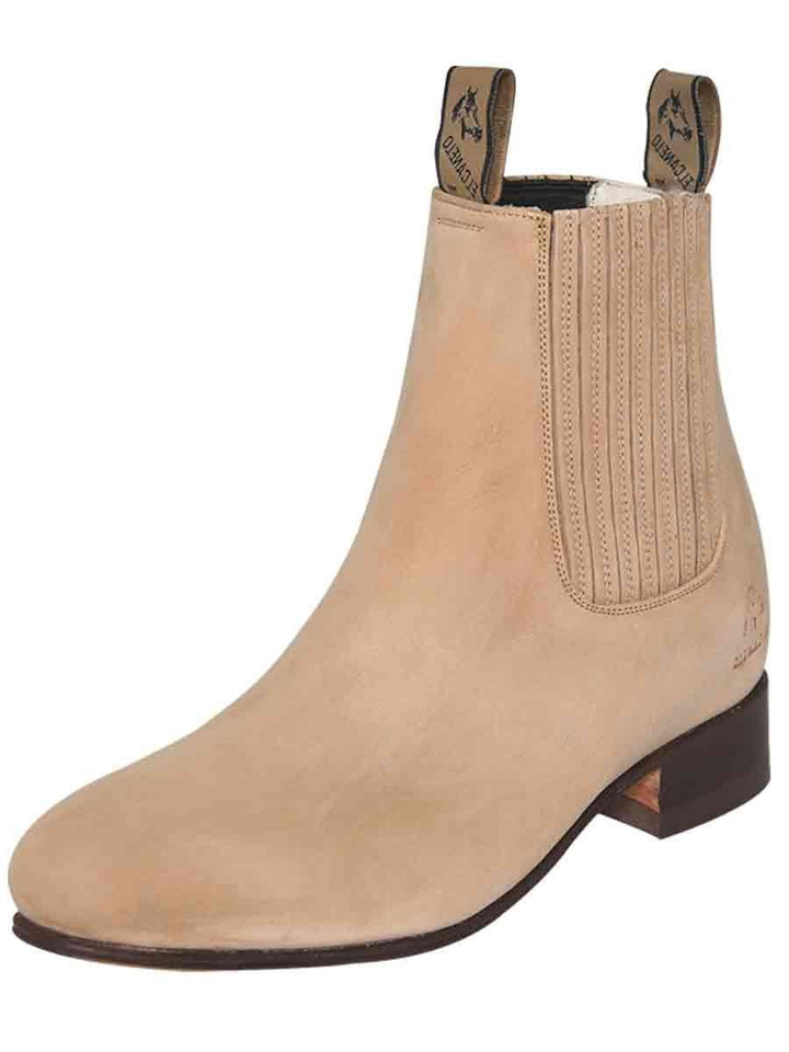 Botines Charros Clasicos Piel Nobuck Para Hombre 'El Canelo' ARENA-228* - BELLEZA'S - Botines Charros Clasicos Piel Nobuck Para Hombre 'El Canelo' *ARENA-228* - BELLEZA'S - Botines Para Hombres