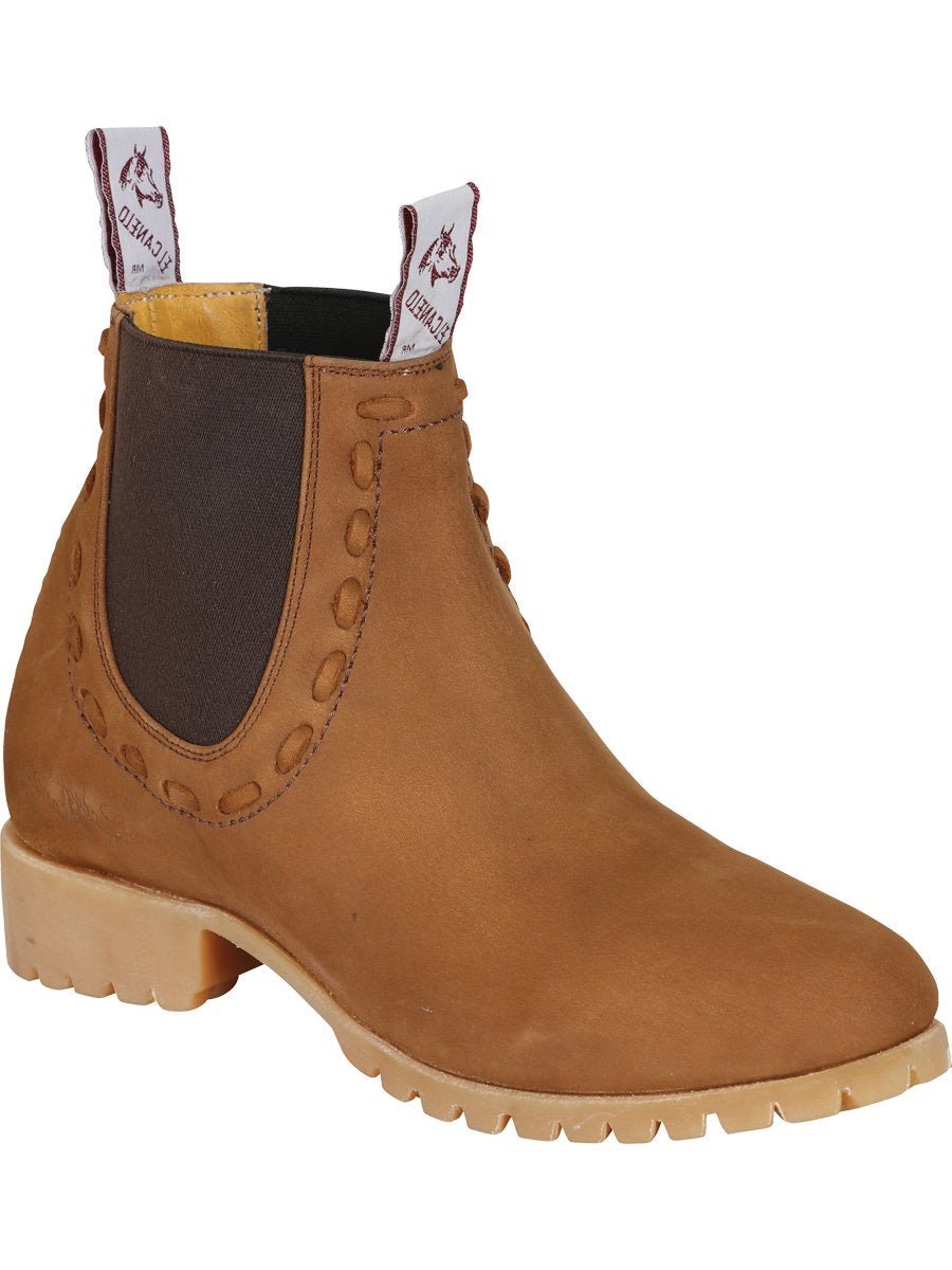 Botines Charros Clasicos Piel Nobuck Para Mujer 'El Canelo' *TOPO-40881* - BELLEZA'S - Botines Charros Clasicos Piel Nobuck Para Mujer 'El Canelo' *TOPO-40881* - BELLEZA'S - Botines Para Hombres