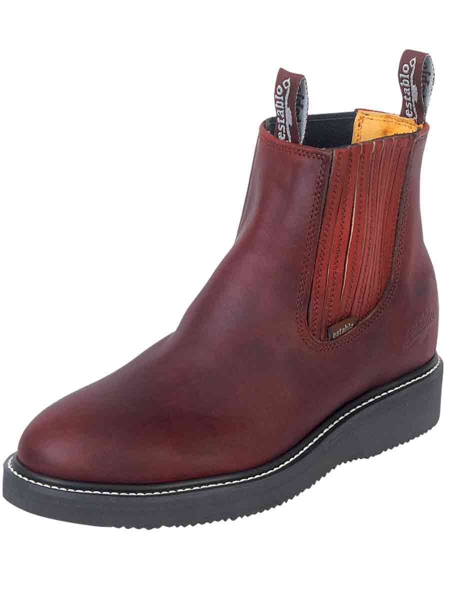 Botines color vino hombre deals