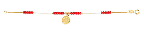 Bracelet 18K Gold Layered 7.5" - BELLEZA'S - Bracelet 18K Gold Layered 7.5" - BELLEZA'S - 71.0295/10-7.5