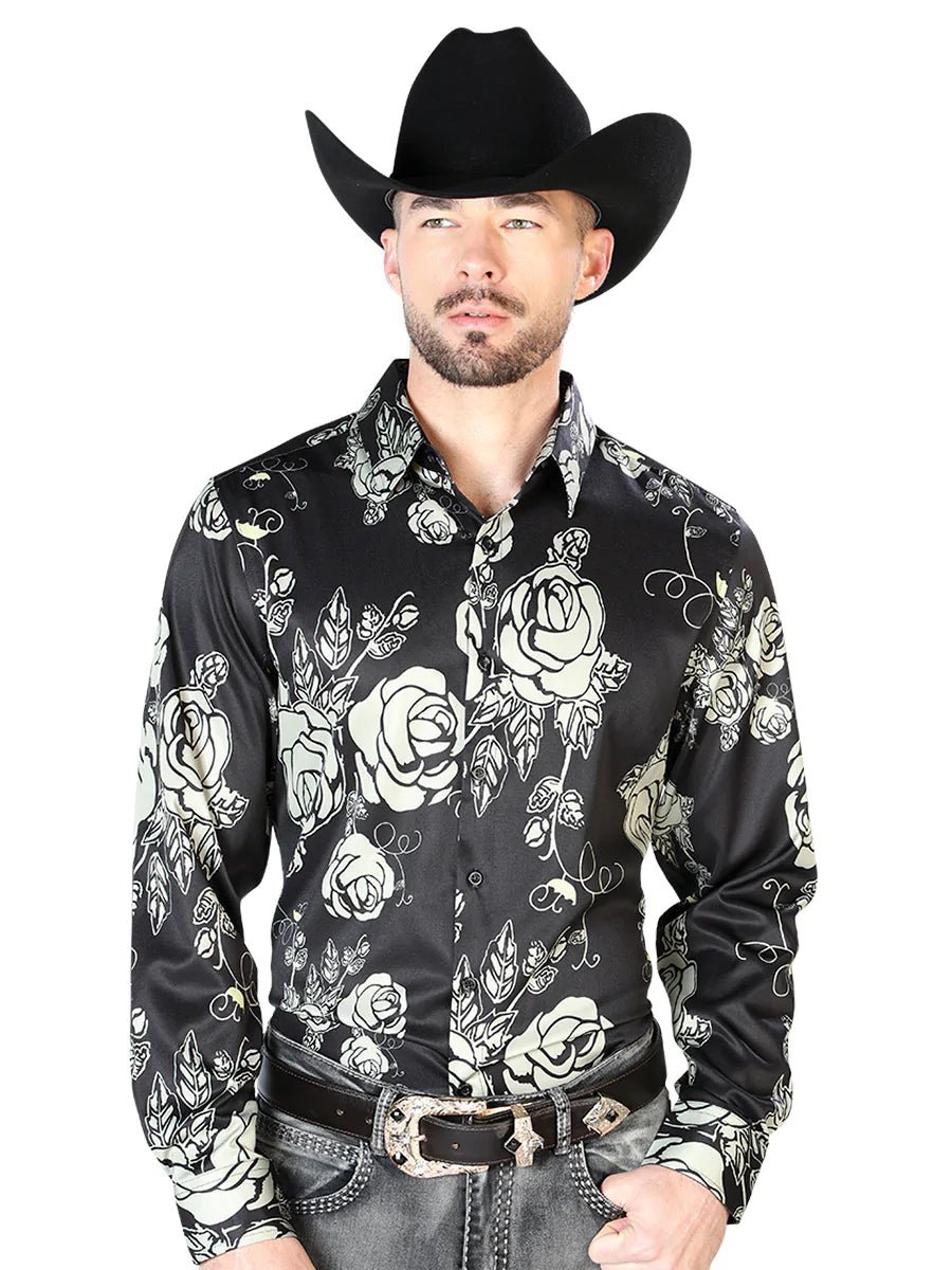 Camisa Casual De Hombre El Señor De Los Cielos Black-43679 - BELLEZA'S - Camisa Casual De Hombre El Señor De Los Cielos Black-43679 - BELLEZA'S - Camisas y tops - 43679