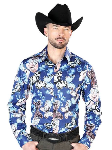 Camisa Casual De Hombre El Señor De Los Cielos BLUE-43674 - BELLEZA'S - Camisa Casual De Hombre El Señor De Los Cielos BLUE-43674 - BELLEZA'S - Camisas y tops - 43674