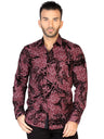 Camisa Casual Manga Larga para Hombre, 100% Modal 'El General' * - ID: 43133 VINO - BELLEZA'S - Camisa Casual Manga Larga para Hombre, 100% Modal 'El General' * - ID: 43133 VINO - BELLEZA'S - 43133