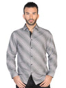 Camisa Casual Manga Larga para Hombre 'El Señor de los Cielos' * - ID: 43043 CAFE - BELLEZA'S - Camisa Casual Manga Larga para Hombre, 100% Polyester 'El Señor de los Cielos' * - ID: 43043 CAFE - BELLEZA'S - 43043