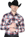 Camisa Casual Manga Larga para Hombre 'El Señor de los Cielos' *NARANJA/ROJO-41977* - BELLEZA'S - Camisa Casual Manga Larga para Hombre 'El Señor de los Cielos' *NARANJA/ROJO-41977* - BELLEZA'S - Camisas Para Hombres - 41977
