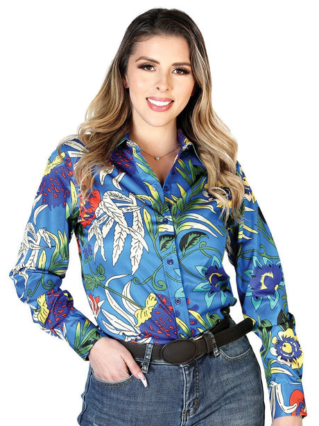 Camisa Casual Para Mujer El Señor de los Cielos *Royal/Blue-43895* - BELLEZA'S - Blusa Casual de Mujer El Señor de los Cielos *Royal/Blue-43895* - BELLEZA'S - Camisa Para Mujer - 43895