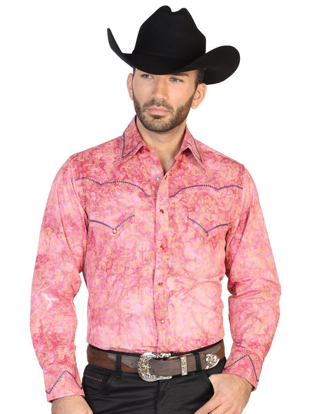 Camisa Vaquera Manga Larga para Hombre, 100% Algodon 'El General' * - ID: 42602 ROJO - BELLEZA'S - Camisa Vaquera Manga Larga para Hombre, 100% Algodon 'El General' * - ID: 42602 ROJO - BELLEZA'S - 42602