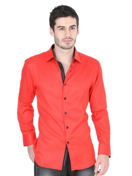 Camisa Vaquera Manga Larga Para Hombre 'Centenario' ROJO - BELLEZA'S - Camisa Vaquera Manga Larga Para Hombre 'Centenario' ROJO - BELLEZA'S - Camisa - 40229