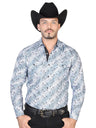 Camisa Vaquera Manga Larga Para Hombre 'El Señor de los Cielos' *GRIS/NEGRO-43040* - BELLEZA'S - Camisa Vaquera Manga Larga Para Hombre 'El Señor de los Cielos' *GRIS/NEGRO-43040* - BELLEZA'S - Camisas Para Hombres - 43040