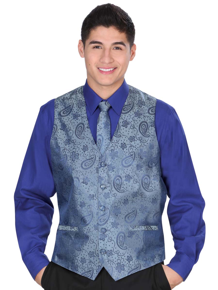 Chaleco De Vestir Para Hombre 'El General' BLUE-34139 - BELLEZA'S - Chaleco De Vestir Para Hombre 'El General' BLUE-34139 - BELLEZA'S - 34139