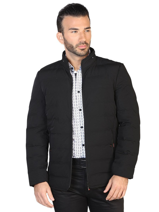 Chamarra Casual Para Hombre 'El General' BLACK-43087 - BELLEZA'S - Chamarra Casual Para Hombre 'El General' BLACK-43087 - BELLEZA'S - Chaleco - 43087