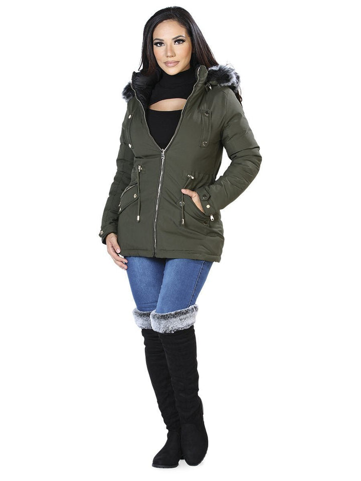 Chamarra Para Damas DOBLE Vista Gorro Removible *1177* - BELLEZA'S - Chamarra Para Damas DOBLE Vista Gorro Removible *1177* - BELLEZA'S - Chamarra - Moda A Tu Estilo 1177