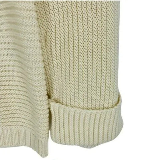 Charter Club V-Neck Cuffed-Sleeve Sweater Ivory Size Large - BELLEZA'S - Charter Club V-Neck Cuffed-Sleeve Sweater Ivory Size Large - BELLEZA'S - Sweater -