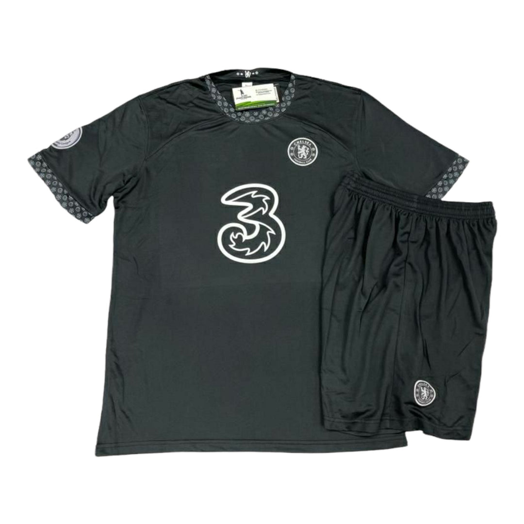 CHELSEA Sports Jersey T-Shirts & Shorts BLACK-0077 - BELLEZA'S - CHELSEA Sports Jersey T-Shirts & Shorts BLACK-0077 - BELLEZA'S - JERSEY - 0077