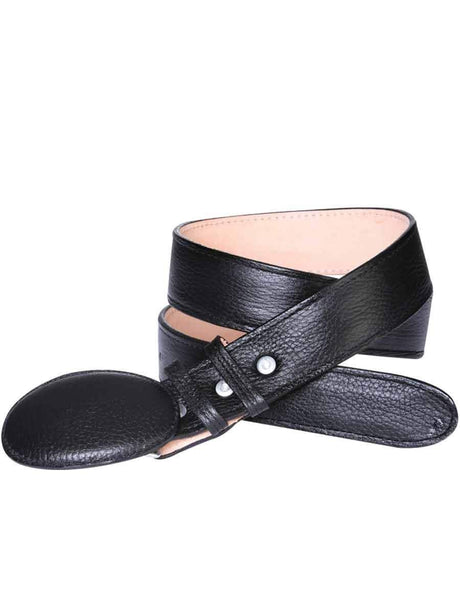 Cinto Vaquero Exotico Original de Venado para Hombre 'El General' * - ID: 643 NEGRO - BELLEZA'S - Cinto Vaquero Exotico Original de Venado para Hombre 'El General' * - ID: 643 NEGRO - BELLEZA'S - 643