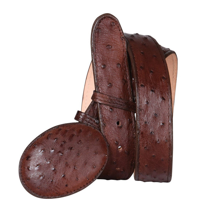 Cinto Vaquero Exotico Original Ostrich Para Hombre 'El General' *CIGAR-33416* - BELLEZA'S - Cinto Vaquero Exotico Original Ostrich Para Hombre 'El General' *CIGAR-33416* - BELLEZA'S - Cintos Para Hombres - 33416