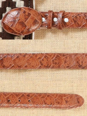 Cinto Vaquero Imitacion de Monster Fish Imit para Hombre 'El General' * - ID: 41266 COGNAC - BELLEZA'S - Cinto Vaquero Imitacion de Monster Fish Imit para Hombre 'El General' * - ID: 41266 COGNAC - BELLEZA'S - 41266