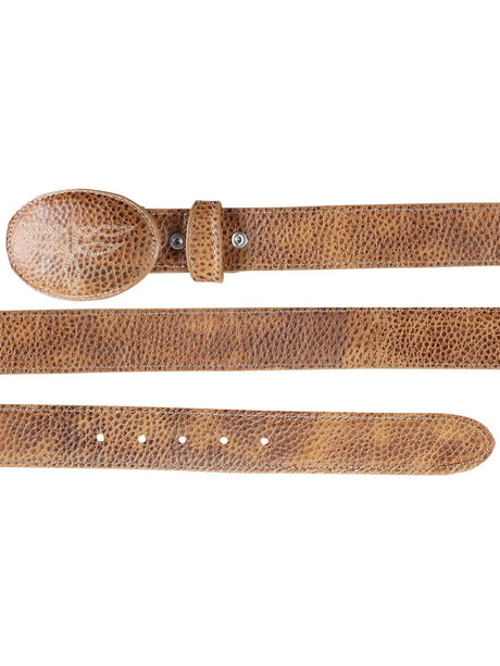 Cinto Vaquero Piel Genuina Para Mujer Con Hebilla Ovalada, 1 1/2" Ancho 'El General' *MIEL-43205* - BELLEZA'S - Cinto Vaquero Piel Genuina Para Mujer Con Hebilla Ovalada, 1 1/2" Ancho 'El General' *MIEL-43205* - BELLEZA'S - Cintos - 43205