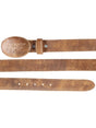 Cinto Vaquero Piel Genuina Para Mujer Con Hebilla Ovalada, 1 1/2" Ancho 'El General' *MIEL-43205* - BELLEZA'S - Cinto Vaquero Piel Genuina Para Mujer Con Hebilla Ovalada, 1 1/2" Ancho 'El General' *MIEL-43205* - BELLEZA'S - Cintos - 43205