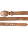 Cinto Vaquero Piel Genuina Para Mujer Con Hebilla Ovalada, 1 1/2" Ancho 'El General' *MIEL-43205* - BELLEZA'S - Cinto Vaquero Piel Genuina Para Mujer Con Hebilla Ovalada, 1 1/2" Ancho 'El General' *MIEL-43205* - BELLEZA'S - Cintos - 43205