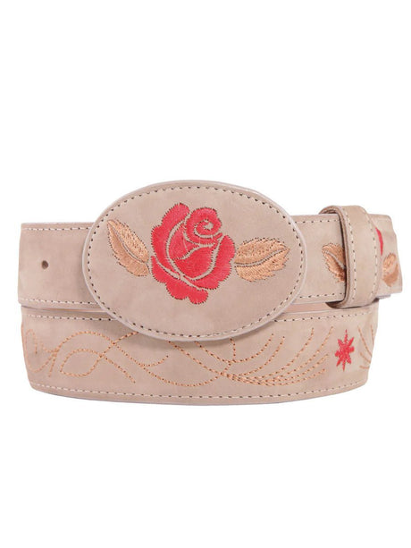 Cinto Vaquero Piel Nobuck Para Mujer Con Hebilla Ovalada 'El General' *ARENA-125465* - BELLEZA'S - Cinto Vaquero Piel Nobuck Para Mujer Con Hebilla Ovalada 'El General' *ARENA-125465* - BELLEZA'S - Cintos - 125465