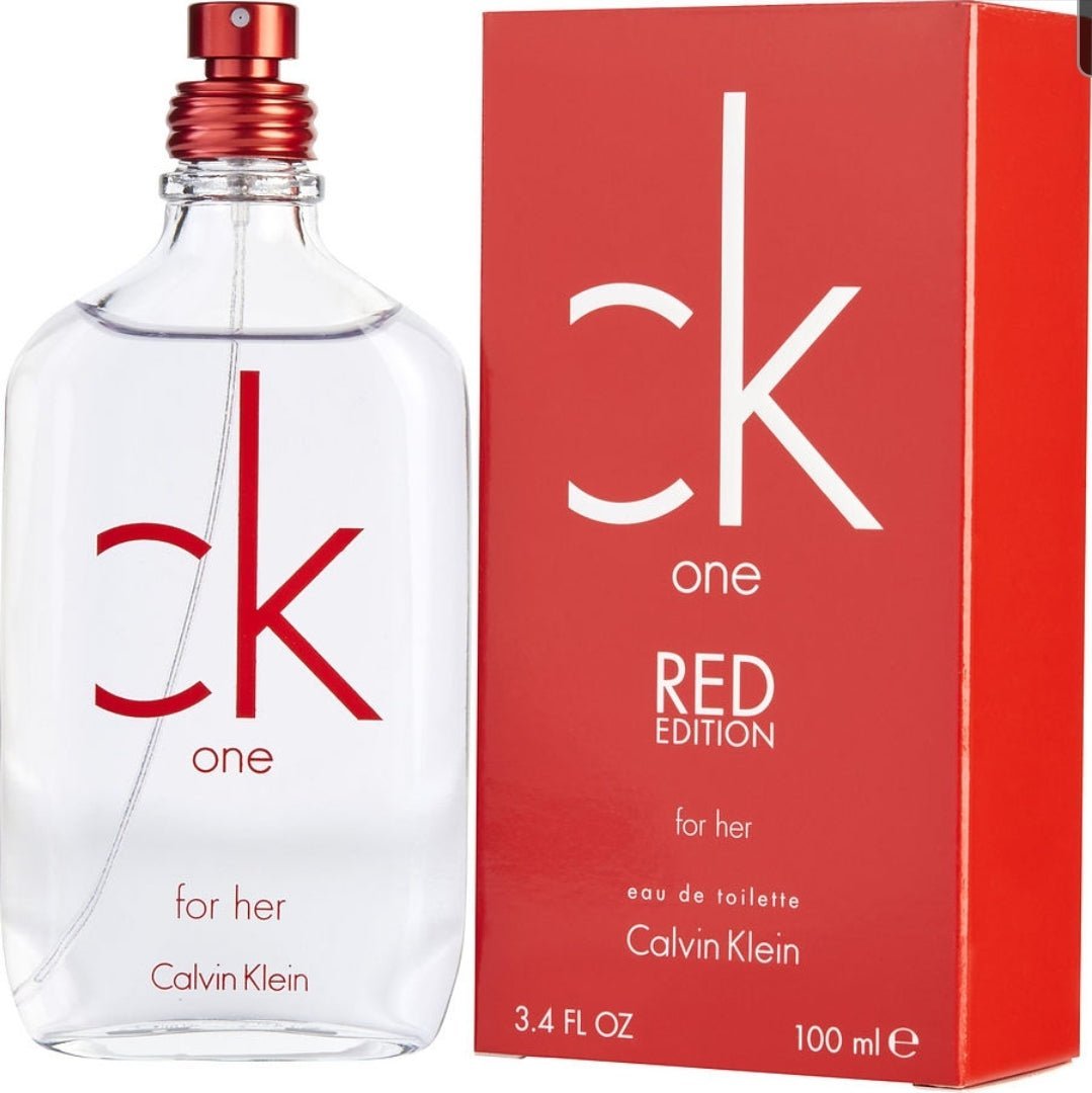 CK One Red Spray For Women 3.4 oz - BELLEZA'S - CK One Red Spray For Women 3.4 oz - BELLEZA'S - 1215