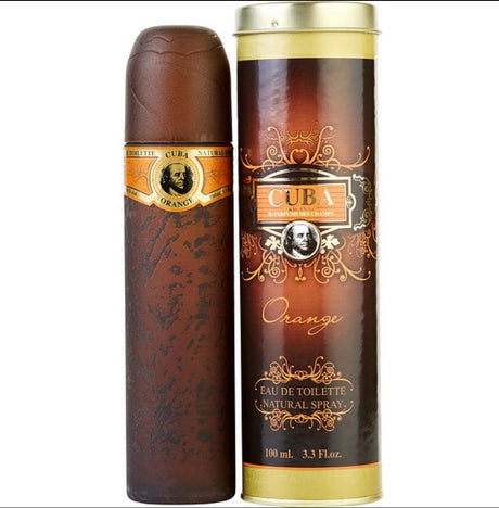 Cuba Orange For Men Eau De Toilette Spray 3.3 oz - BELLEZA'S - Cuba Orange For Men Eau De Toilette Spray 3.3 oz - BELLEZA'S - 178754