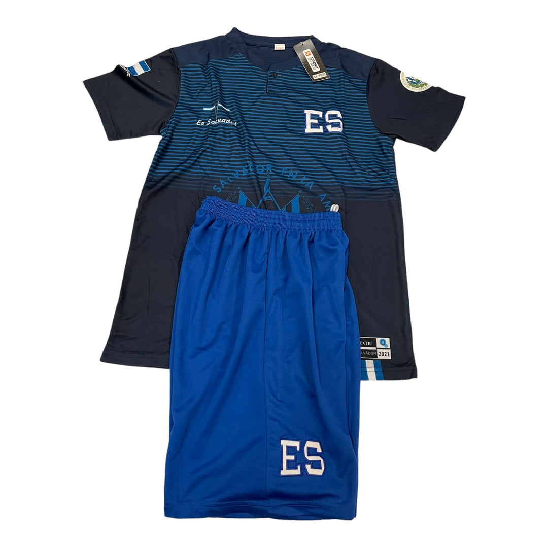 EL SALVADOR Sports Jersey T-Shirts & Shorts *NAVY-0055* - BELLEZA'S - EL SALVADOR Sports Jersey T-Shirts & Shorts - BELLEZA'S - 0055