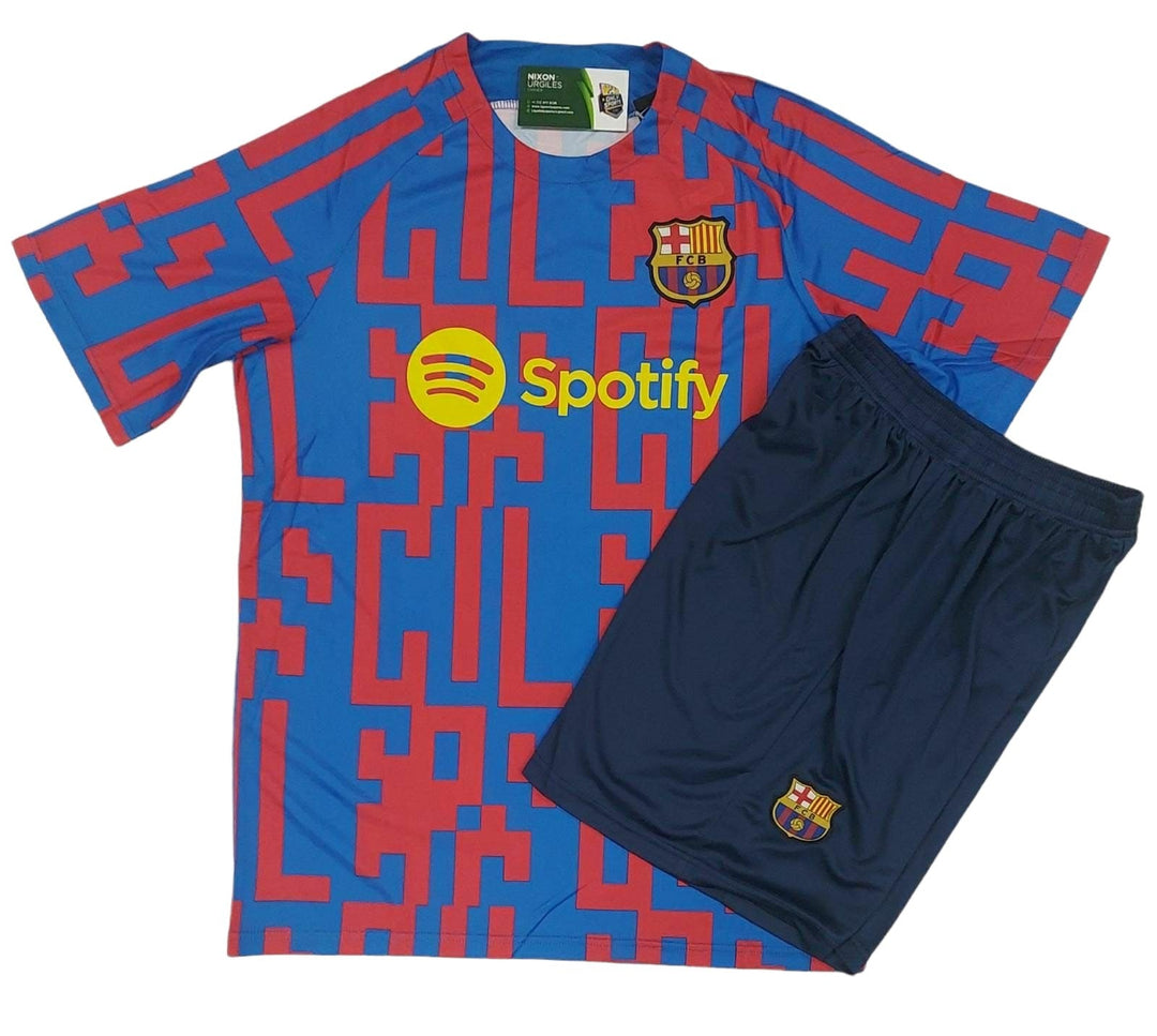 FCB BARCELONA Sports Jersey T-Shirts & Shorts RED/BLUE-0068 - BELLEZA'S - FCB BARCELONA Sports Jersey T-Shirts & Shorts RED/BLUE-0068 - BELLEZA'S - JERSEY - 0068
