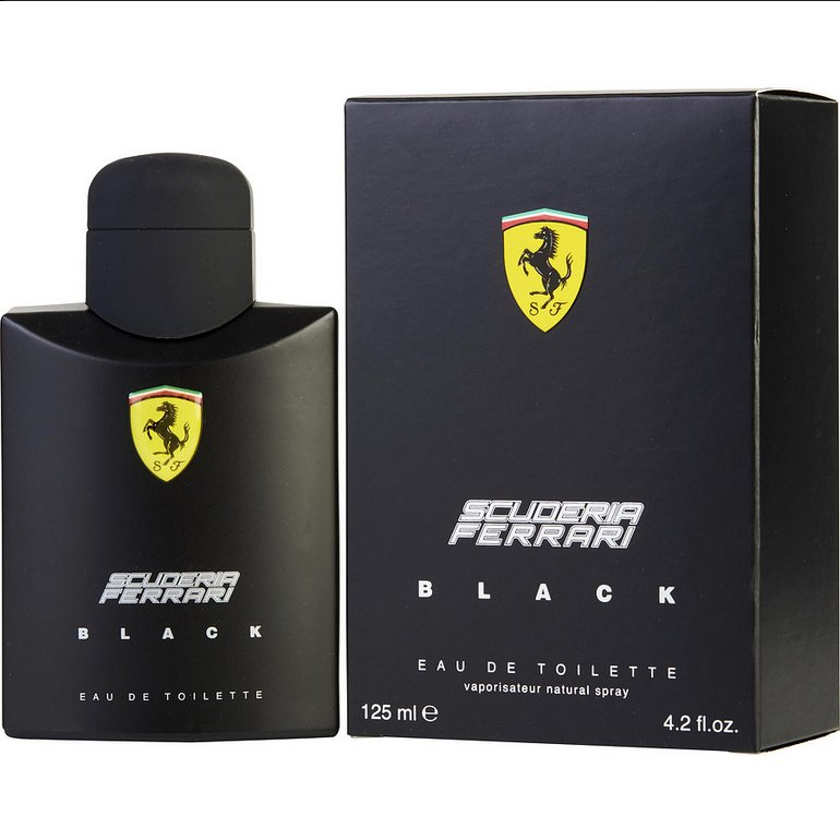 Ferrari Scuderia Black For Men Eau De Toilette Spray 4.2 oz - BELLEZA'S - Ferrari Scuderia Black For Men Eau De Toilette Spray 4.2 oz - Perfume Para Hombre - 244816
