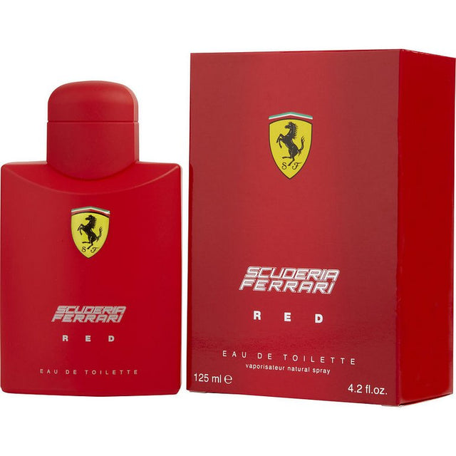 Ferrari Scuderia Red For Men Eau De Toilette Spray 4.2 oz - BELLEZA'S - Ferrari Scuderia Red For Men Eau De Toilette Spray 4.2 oz - Perfume Para Hombre - 245721