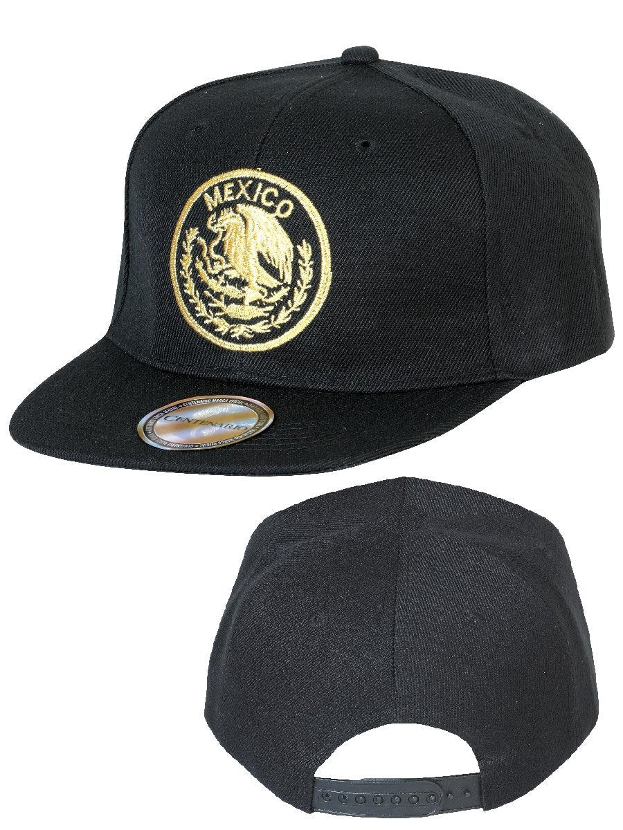 Gorra Mexico de Polyester/Lana para Hombre 'Centenario' * - ID: 42694 NEGRO - BELLEZA'S - Gorra Mexico de Polyester/Lana para Hombre 'Centenario' * - ID: 42694 NEGRO - BELLEZA'S - 42694
