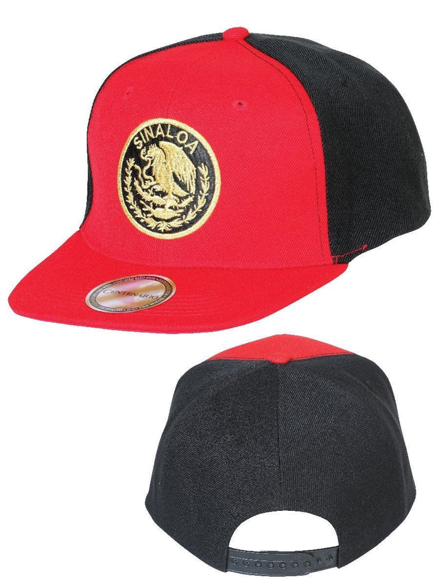 Gorra Sinaloa de Polyester/Lana para Hombre 'Centenario' * - ID: 42666 ROJO/NEGRO - BELLEZA'S - Gorra Sinaloa de Polyester/Lana para Hombre 'Centenario' * - ID: 42666 ROJO/NEGRO - BELLEZA'S - 42666