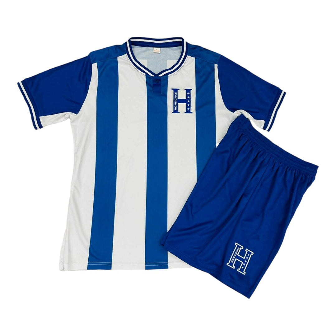 HONDURAS Kids Fashion Sports T-Shirts & Short *BLUE/WHITE-0046* - BELLEZA'S - HONDURAS Kids Fashion Sports T-Shirts & Short-0046 - BELLEZA'S - JERSEY - 0046