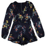 JUNIORS DOBBY WOMENS CUT-OUT PRINTED ROMPER - BELLEZA'S - JUNIORS DOBBY WOMENS CUT-OUT PRINTED ROMPER - BELLEZA'S - Vestidos - MGR00038