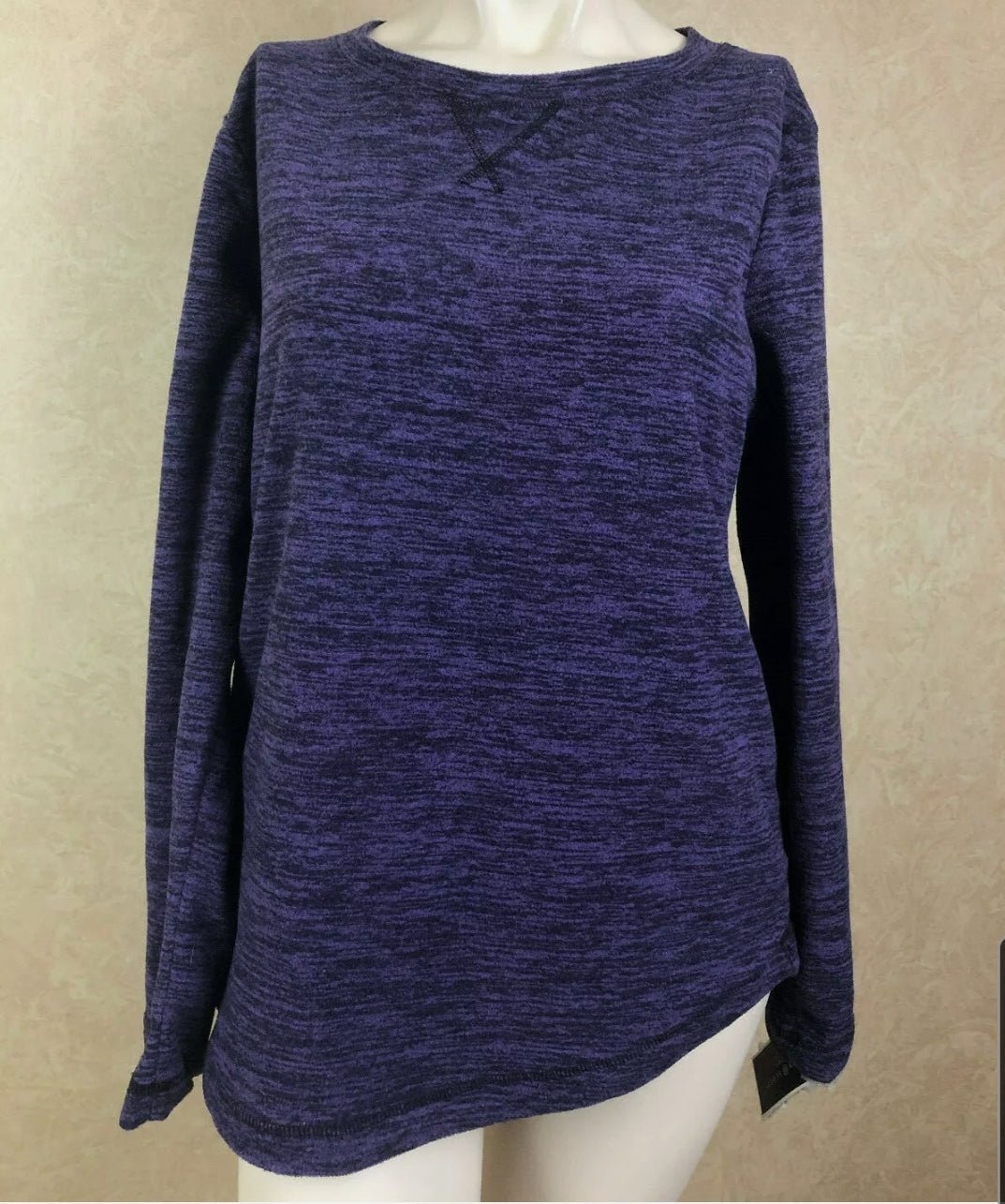 Karen Scott PM Long Sleeve Pullove R14-3 - BELLEZA'S - Karen Scott PM Long Sleeve Pullove R14-3 - BELLEZA'S - -