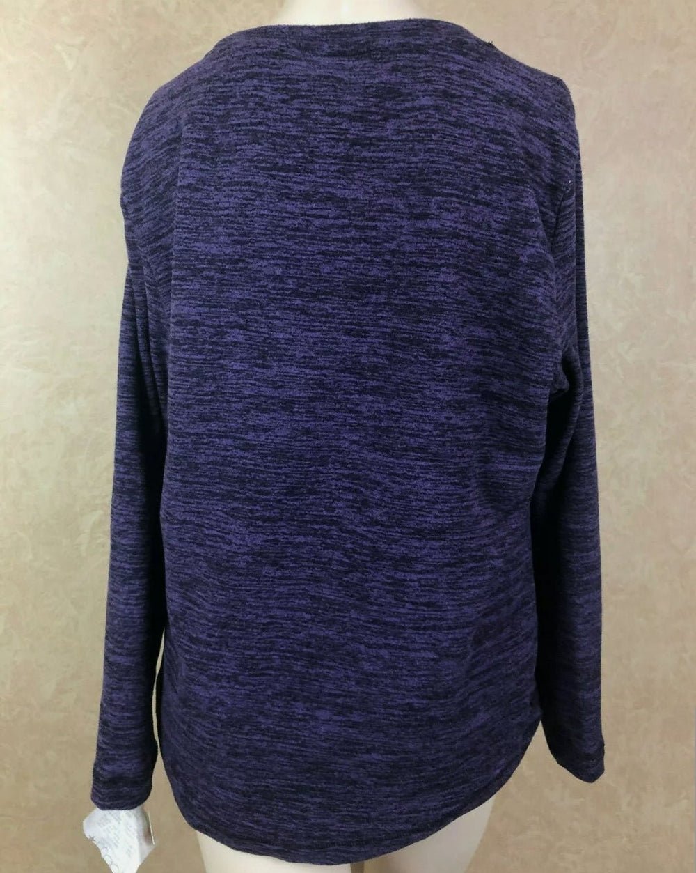 Karen Scott PM Long Sleeve Pullove R14-3 - BELLEZA'S - Karen Scott PM Long Sleeve Pullove R14-3 - BELLEZA'S - -