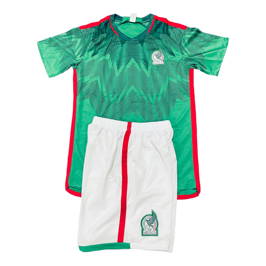 Kids MEXICO Sports Jersey T-Shirts & Shorts *GREEN-0093* - BELLEZA'S - Kids MEXICO Sports Jersey T-Shirts & Shorts *GREEN-0093* - JERSEY - 0093