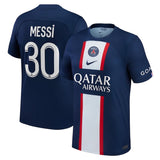 Kid's / Niños Lionel Messi PSG Nike Authenticity 2022/23 Home Fútbol Sports Soccer Jersey And Short - Blue - BELLEZA'S - Kid's / Niños Lionel Messi PSG Nike Authenticity 2022/23 Home Fútbol Sports Soccer Jersey And Short - Blue - Messi #30 PSG - 00141 16