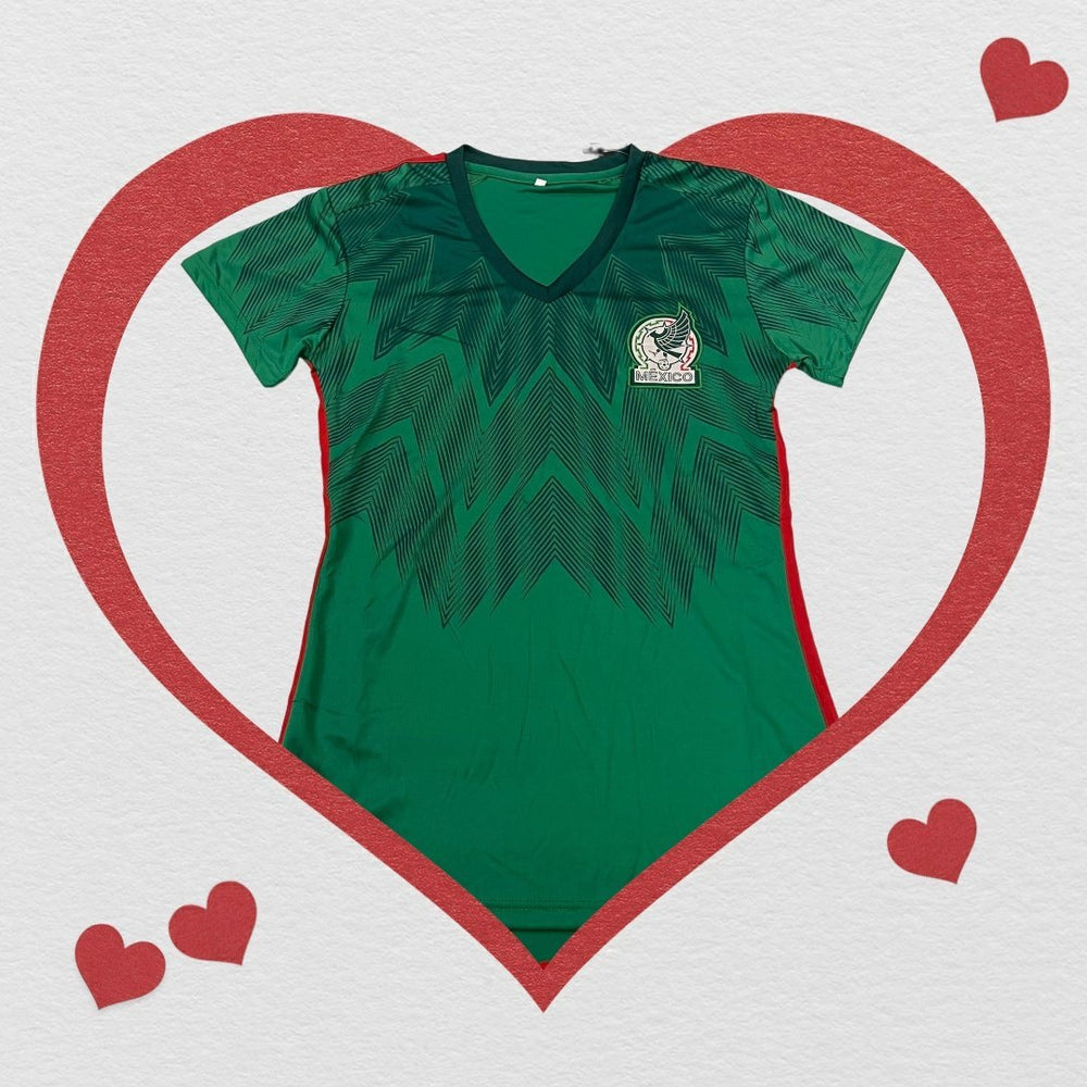 Ladies MEXICO Sports Jersey T-Shirts-00833 - BELLEZA'S - Ladies MEXICO Sports Jersey T-Shirts-00833 - BELLEZA'S - JERSEY - 0083