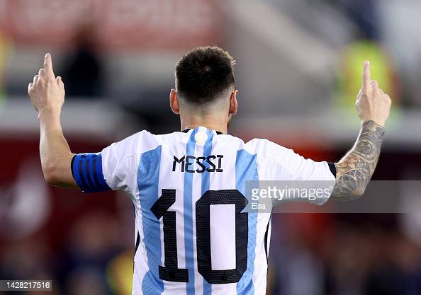 Argentina National Team Lionel Messi White 2022 Home Jersey