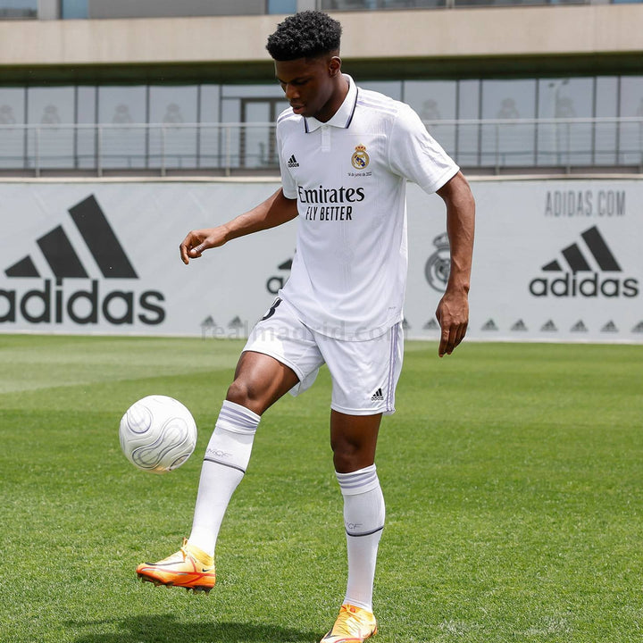 Men's authenticity Adidas Real Madrid Home Jersey 22/23 Jersey & Short - BELLEZA'S - Men's authenticity Adidas Real Madrid Home Jersey 22/23 Jersey & Short - Real Madrid Jersey - 00143 S