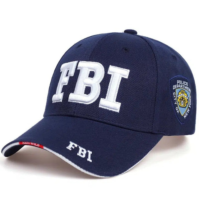 Men's FBI Baseball Cap Hat 100% Polyester - BELLEZA'S - Men's FBI Baseball Cap Hat 100% Polyester - Gorras - HQ00755