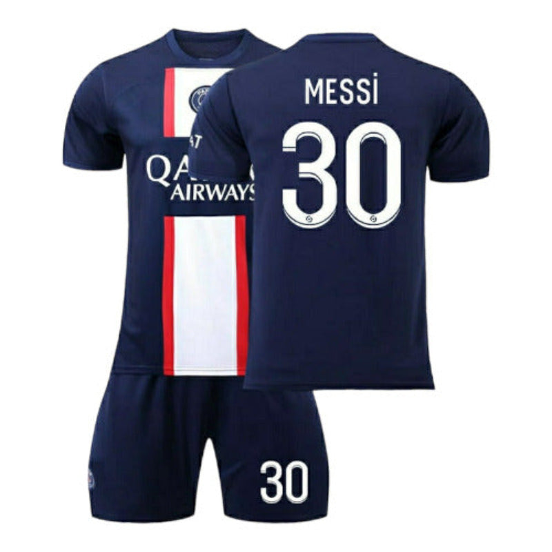 Men's - Lionel Messi PSG Nike Authenticity 2022/23 Home Fútbol Sports Soccer Jersey And Short - Blue - BELLEZA'S - Men's - Lionel Messi PSG Nike Authenticity 2022/23 Home Fútbol Sports Soccer Jersey And Short - Blue - Messi #30 PSG - 00140 S