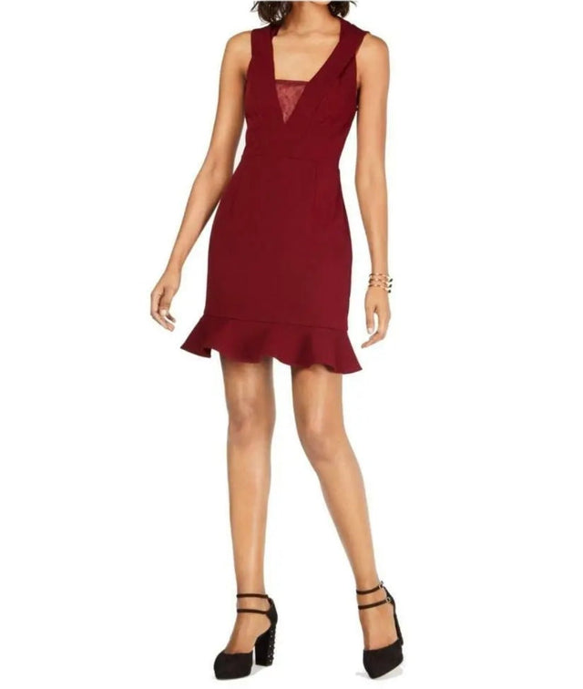 New 19 Cooper Women's Sheath Dress Red Size Small S Lace Back Sleeveless - BELLEZA'S - New 19 Cooper Women's Sheath Dress Red Size Small S Lace Back Sleeveless - BELLEZA'S - Vestidos - DSC8097-01