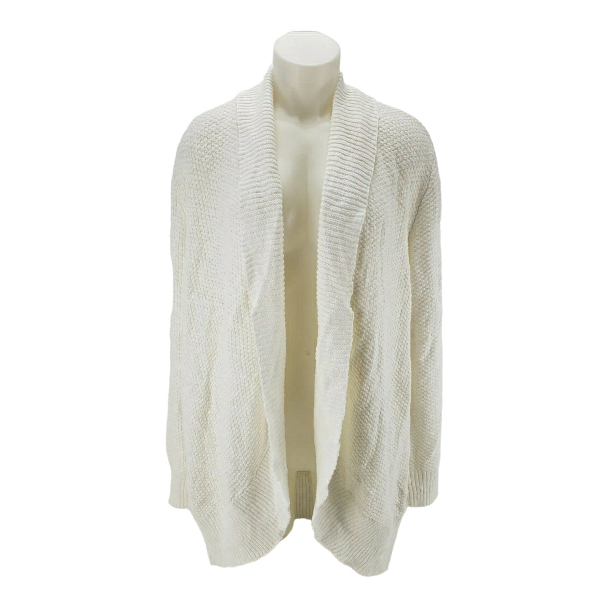 NEW Style&co Large Womens Cardigan Sweater Long Sleeve Open Front Ivory - BELLEZA'S - NEW Style&co Large Womens Cardigan Sweater Long Sleeve Open Front Ivory - BELLEZA'S - Sweater -