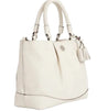 One Size Giani Bernini Braided Handle Leather Satchel, - Ivory/Silver - BELLEZA'S - One Size Giani Bernini Braided Handle Leather Satchel, - Ivory/Silver - Handbags - 10006451600
