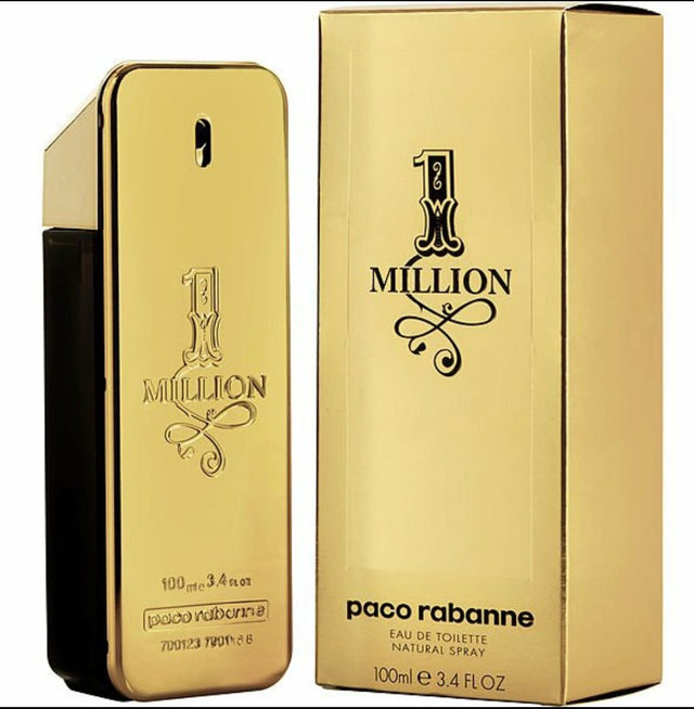 Paco Rabanne 1 Million For Men Eau De Toilette Spray 3.4 oz - BELLEZA'S - Paco Rabanne 1 Million For Men Eau De Toilette Spray 3.4 oz - BELLEZA'S - 162533